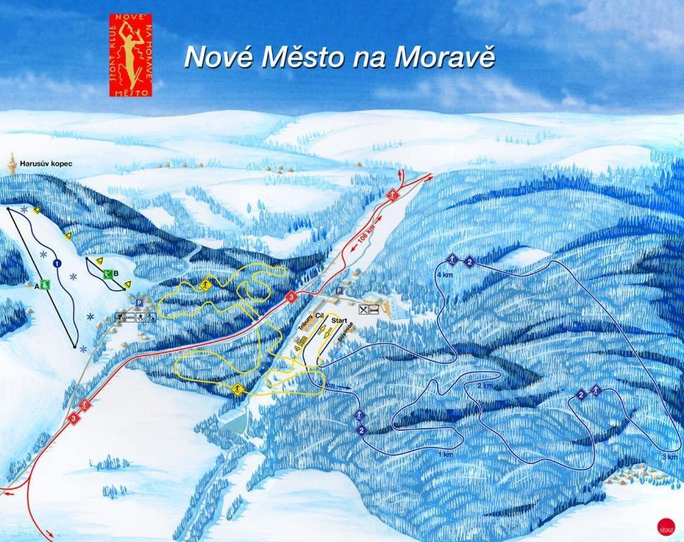 Luxusni Apartman Nmnm Family Nove Mesto na Morave Extérieur photo